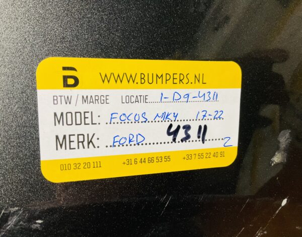 BUMPER Ford Focus MK4 2017-2022 VOORBUMPER 1-D9-4311z