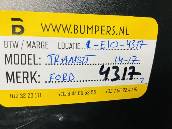 BUMPER Ford Transit  2014-2017 ACHTERBUMPER 1-E10-4317z