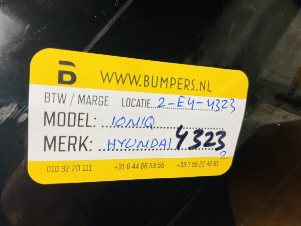 BUMPER Hyundai Ioniq VOORBUMPER 2-E4-4323z