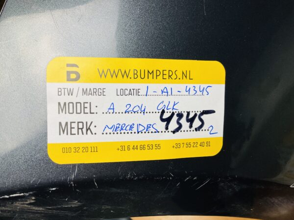 BUMPER Mercedes GLK Klasse A204  VOORBUMPER 1-B4-4345z