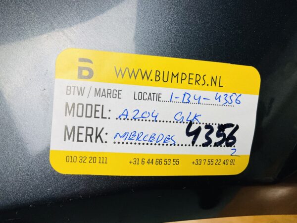 BUMPER Mercedes GLK Klasse A204 VOORBUMPER 1-B4-4356z
