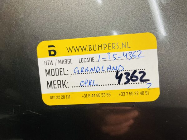 BUMPER Opel Grandland  VOORBUMPER 2-i5-4362z