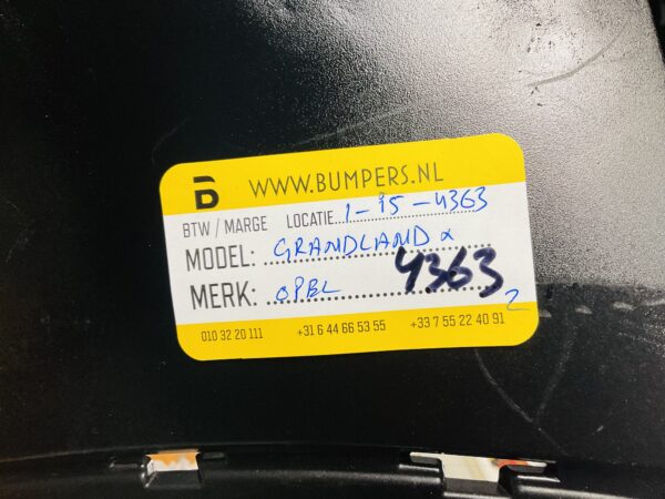 BUMPER Opel Grandland  VOORBUMPER 2-i5-4363z