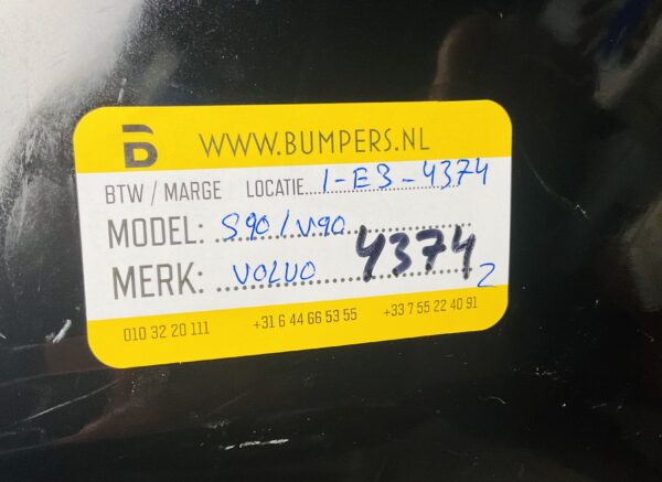 Bumper Volvo  S90 V90 Voorbumper 1-E3-4374z