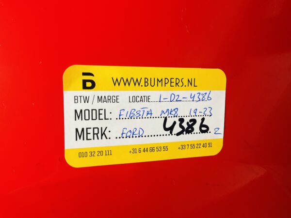 Bumper Ford Fiesta MK8 2019-2023 Voorbumper 1-D2-4386z