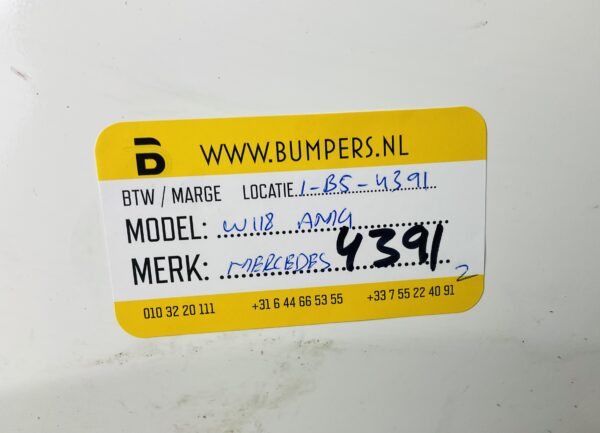 BUMPER Mercedes CLA Klasse W118 AMG 2019-2023 VOORBUMPER 1-B5-4391z