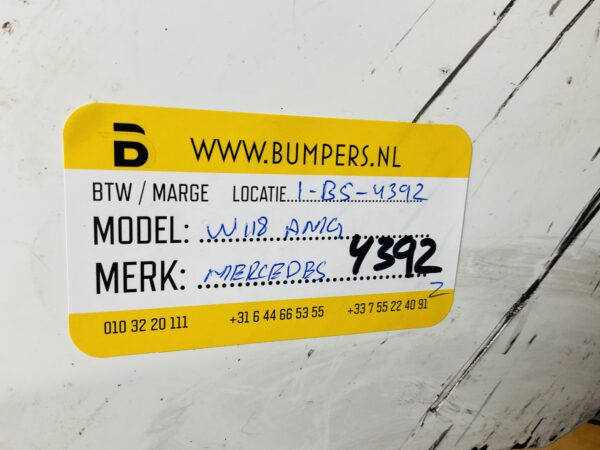 BUMPER Mercedes CLA Klasse W118 AMG 2019-2023 VOORBUMPER 1-B5-4392z