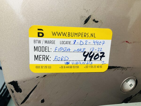 BUMPER Ford Fiesta MK8 Vignale 2017-2022 VOORBUMPER 1-D2-4407z