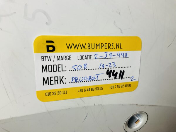 BUMPER Peugeot 508 2019-2023 VOORBUMPER 2-J9-4411z