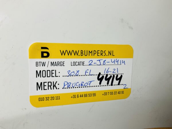 BUMPER Peugeot 308 Facelift 2016-2021 VOORBUMPER 2-J8-4414z