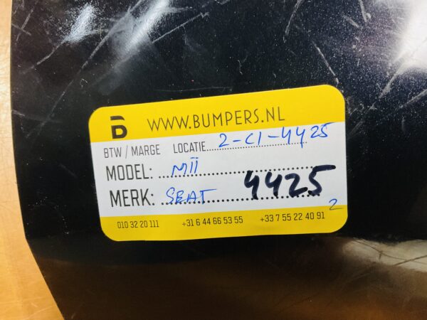 BUMPER Seat Mii 2011-2022 VOORBUMPER 2-C1-4425z