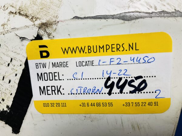 BUMPER Citroen C1 2014-2022 VOORBUMPER 1-F2-4450z