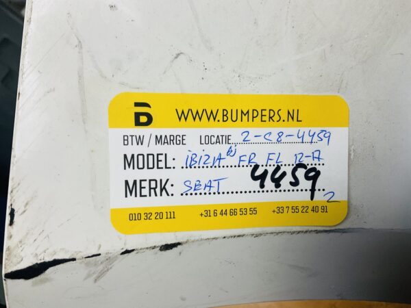 BUMPER Seat Ibiza 6J FR Facelift 2012-2017 VOORBUMPER 2-C8-4459z