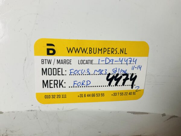 BUMPER Ford Focus MK3 Stline ST-Line 2011-2014 VOORBUMPER 1-D9-4474z