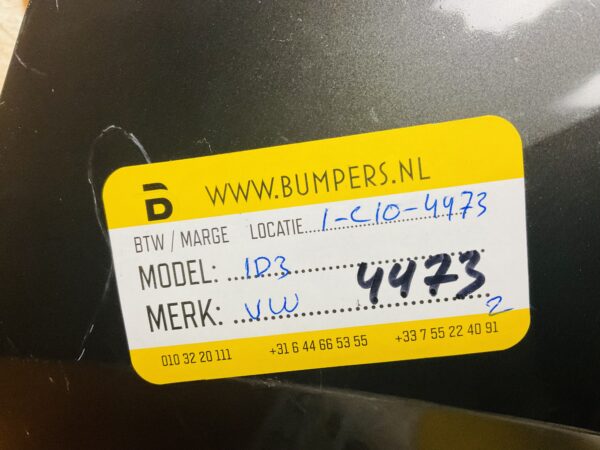 Bumper Volkswagen iD3 10A807221A Voorbumper 1-C5-4473z