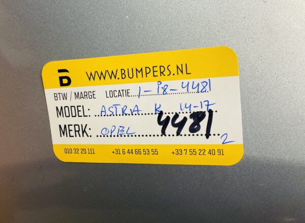 BUMPER Opel Corsa K 2014-2017 VOORBUMPER 2-i8-4481z