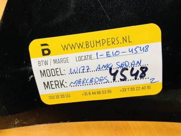 BUMPER Mercedes A Klasse W177 AMG Sedan ACHTERBUMPER 1-E10-4548z