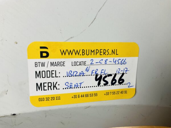 BUMPER Seat Ibiza 6J FR Facelift 2012-2017 VOORBUMPER 2-C8-4566z