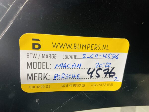 Bumper Porsche Macan (PP-T20-H1-UV) 2020-2022 Voorbumper 2-C9-4576z