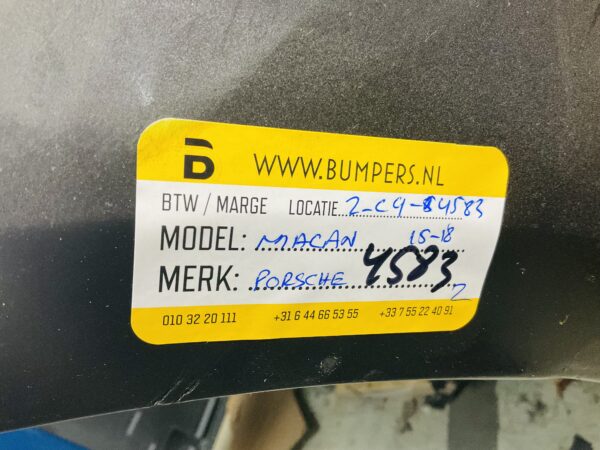 Bumper Porsche Macan 95B (95B 807 061F ) 2015-20118 Voorbumper 2-C9-4583z