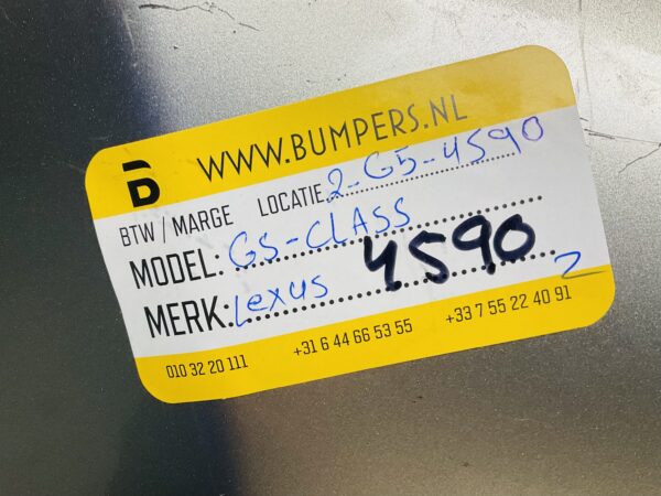Bumper Lexus GS Class 2016-2020 (Grill Defect) Voorbumper 2-G5-4590z