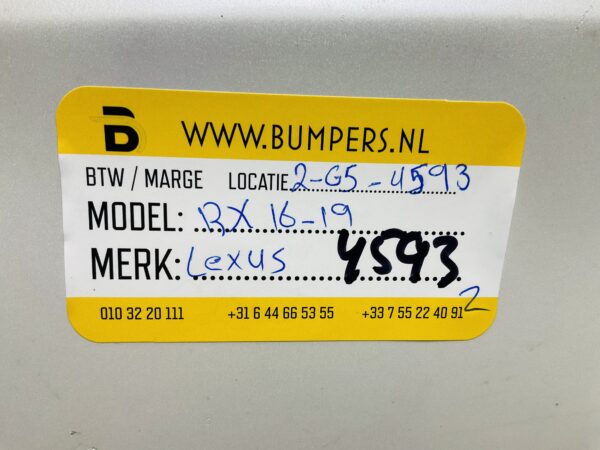 Bumper Lexus RX 2016-2019 Voorbumper 2-G5-4593z