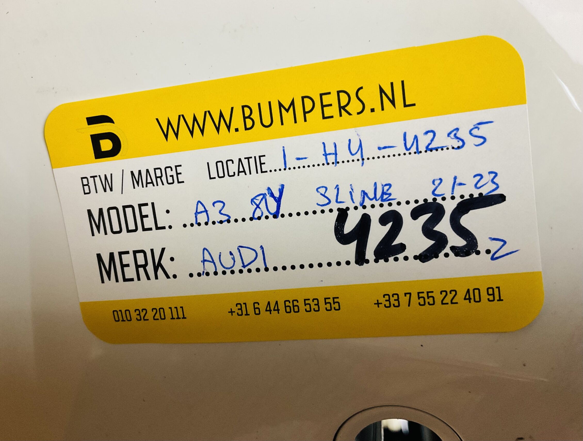 BUMPER Audi A3 8Y SLine S-Line 2021-2023 1-H4-4235z