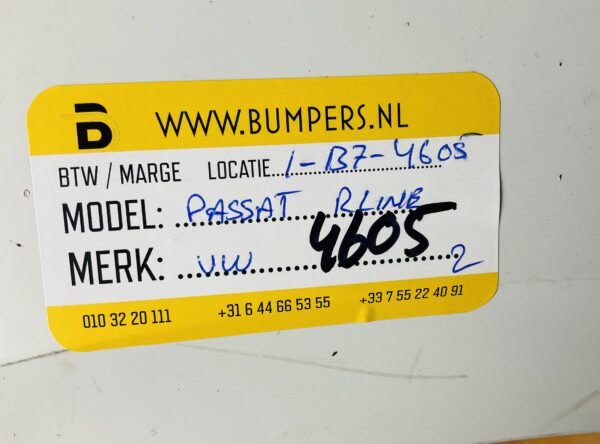 Bumper Volkswagen Passat R-line Rline Voorbumper 1-B7-4605z
