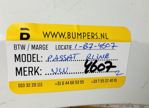 Bumper Volkswagen Passat R-line Rline Voorbumper 1-B7-4607z