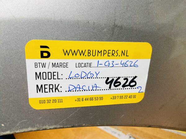 Bumper Dacia Lodgy Voorbumper 1-G3-4626z
