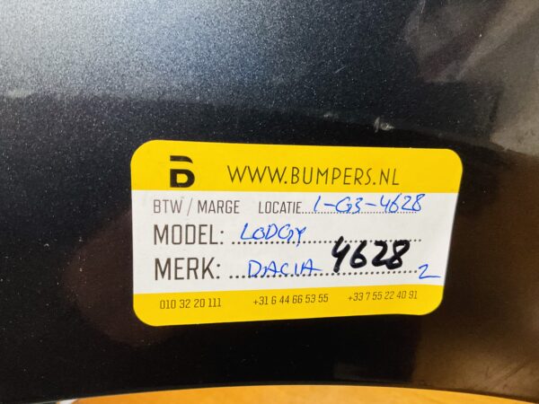 Bumper Dacia Lodgy Voorbumper 1-G3-4628z