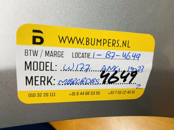 BUMPER Mercedes A Klasse W177 AMG 2019-2023 VOORBUMPER 1-B2-4649z