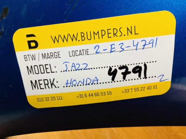 BUMPER Honda Jazz VOORBUMPER 2-H14-4791z
