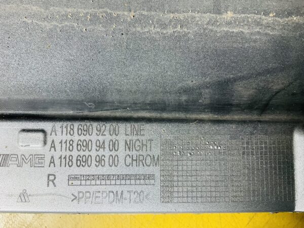Zijskirt Mercedes CLA AMG 18-19 Rechts A1186909600 Dorpel 2-L7-4682F
