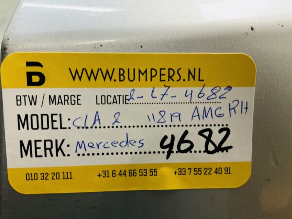 Zijskirt Mercedes CLA AMG 18-19 Rechts A1186909600 Dorpel 2-L7-4682F