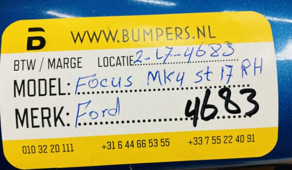 Zijskirt Ford Focus MK4 ST 2017 Rechts JX7B-A10154-S Dorpel 2-L7-4683F