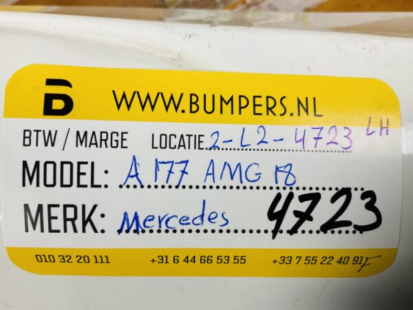 Zijskirt Mercedes A177 AMG 2018 Links Dorpel 2-L2-4723F