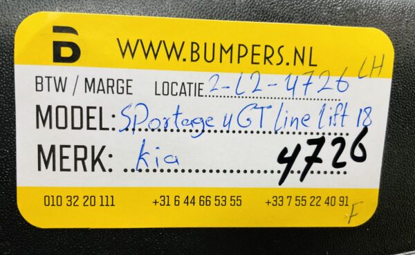 Zijskirt Kia Sportage 4GT Line Lift 2018 Links 87753-F1110 Dorpel 2-L2-4726F