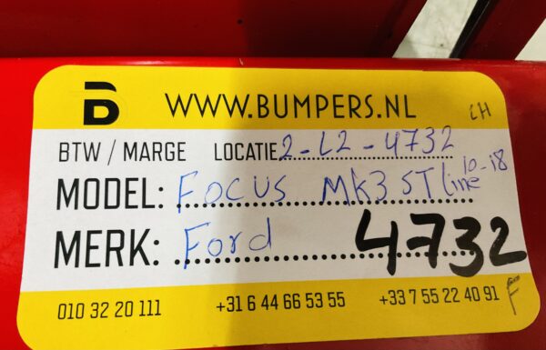 Zijskirt Ford Focus MK3 ST Line 10-18 Links Dorpel 2-L2-4732F