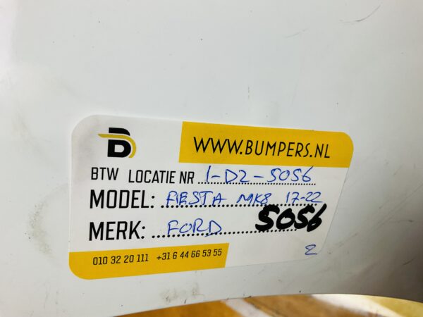 BUMPER Ford Fiesta MK8 2017-2022 VOORBUMPER 1-D2-5056z