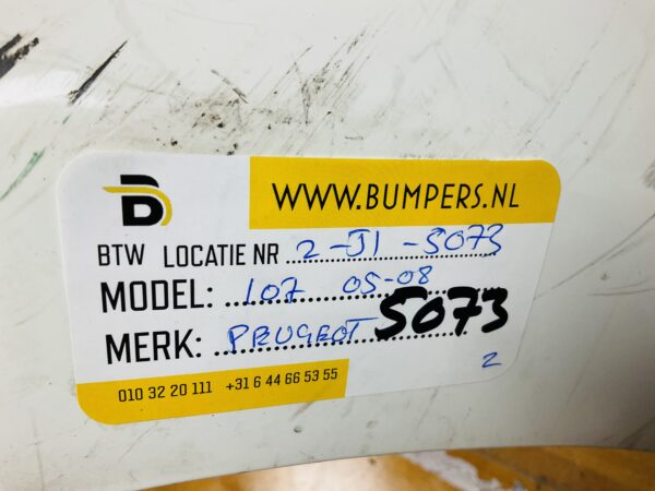 BUMPER Peugeot 107 2005-2008 VOORBUMPER 2-J1-5073z