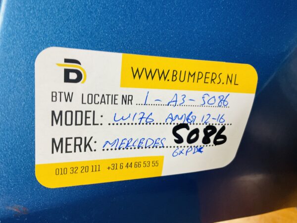 BUMPER Mercedes A Klasse W176 AMG 6xpdc 2012-2016 VOORBUMPER 1-A3-5086z