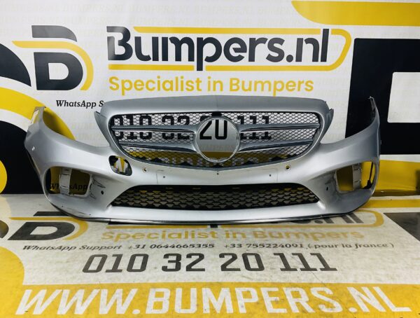 BUMPER Mercedes C Klasse W205 Facelift 2017-2022 VOORBUMPER 1-A4-5089z