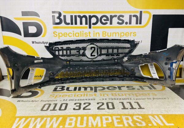 BUMPER Mercedes C Klasse W205 Facelift 2017-2022 VOORBUMPER 1-A4-5089z