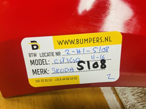 BUMPER Skoda Citigo 2011-2016 VOORBUMPER 2-H1-5108z