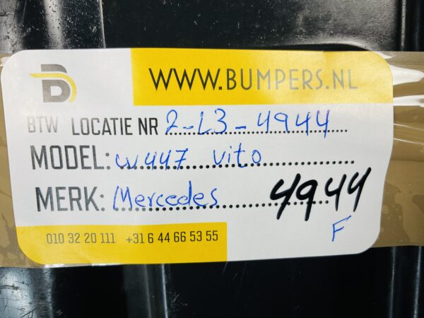 Onderplaat Mercedes W447 Vito A4478850136 Bumperlip 2-L3-4944F