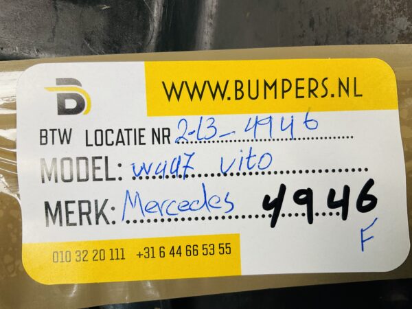 Onderplaat Mercedes W447 Vito A4478850136 Bumperlip 2-L3-4946F