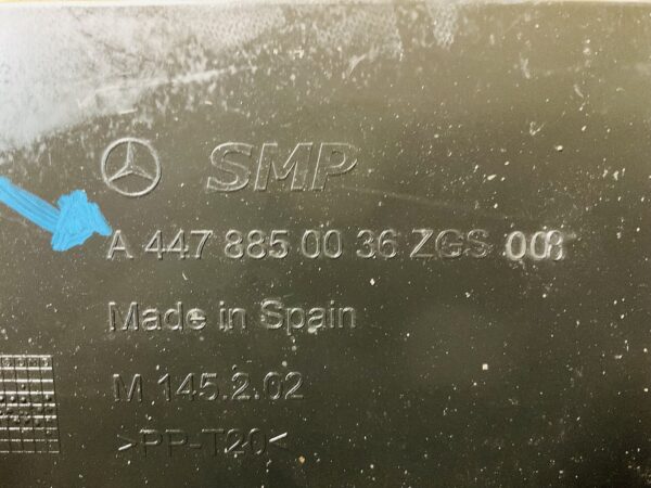 Onderplaat Mercedes W447 V Klasse A4478850036 Bumperlip 2-L4B-4949F