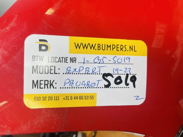 BUMPER Peugeot Expert 2019-2023 VOORBUMPER 1-G5-5019z