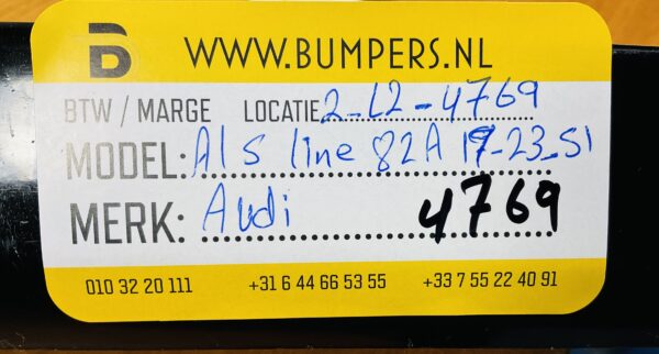 Zijskirt Audi A1 S Line 82A19-23 Links Zsb.82a.853.931a Dorpel 2-L2-4769F